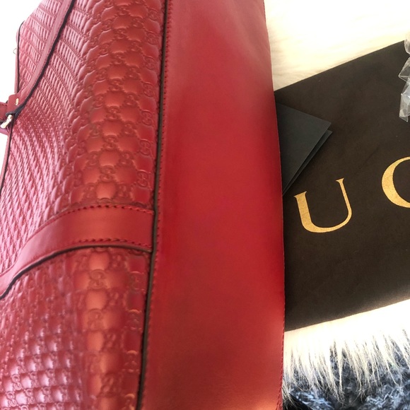 GUCCI MICROGUCCISSIMA MARGAUX SATCHEL TOTE BAG (449655) - Picture 4 of 10